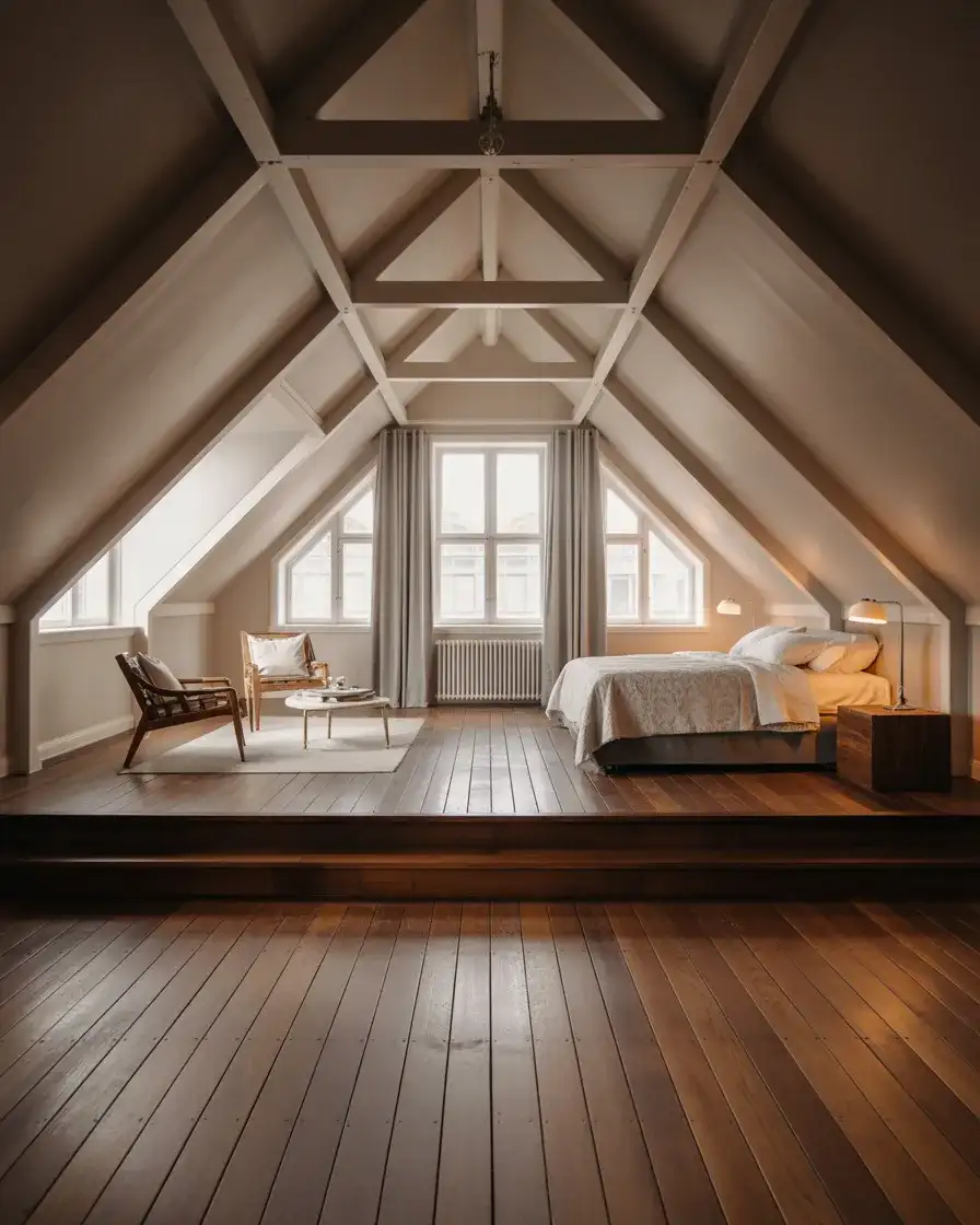 The Grand Half Level Attic Bedroom 1