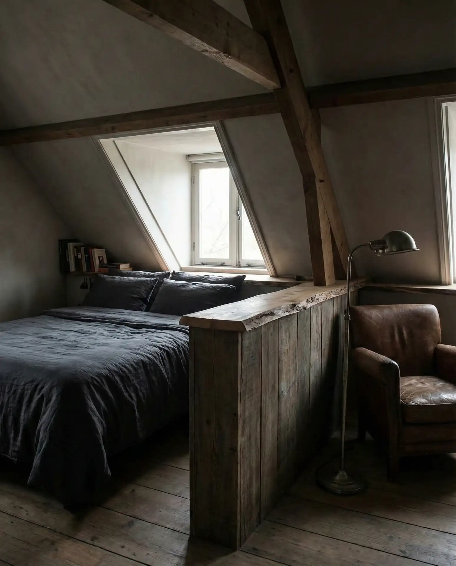 The Half-Wall Divider Bedroom 1