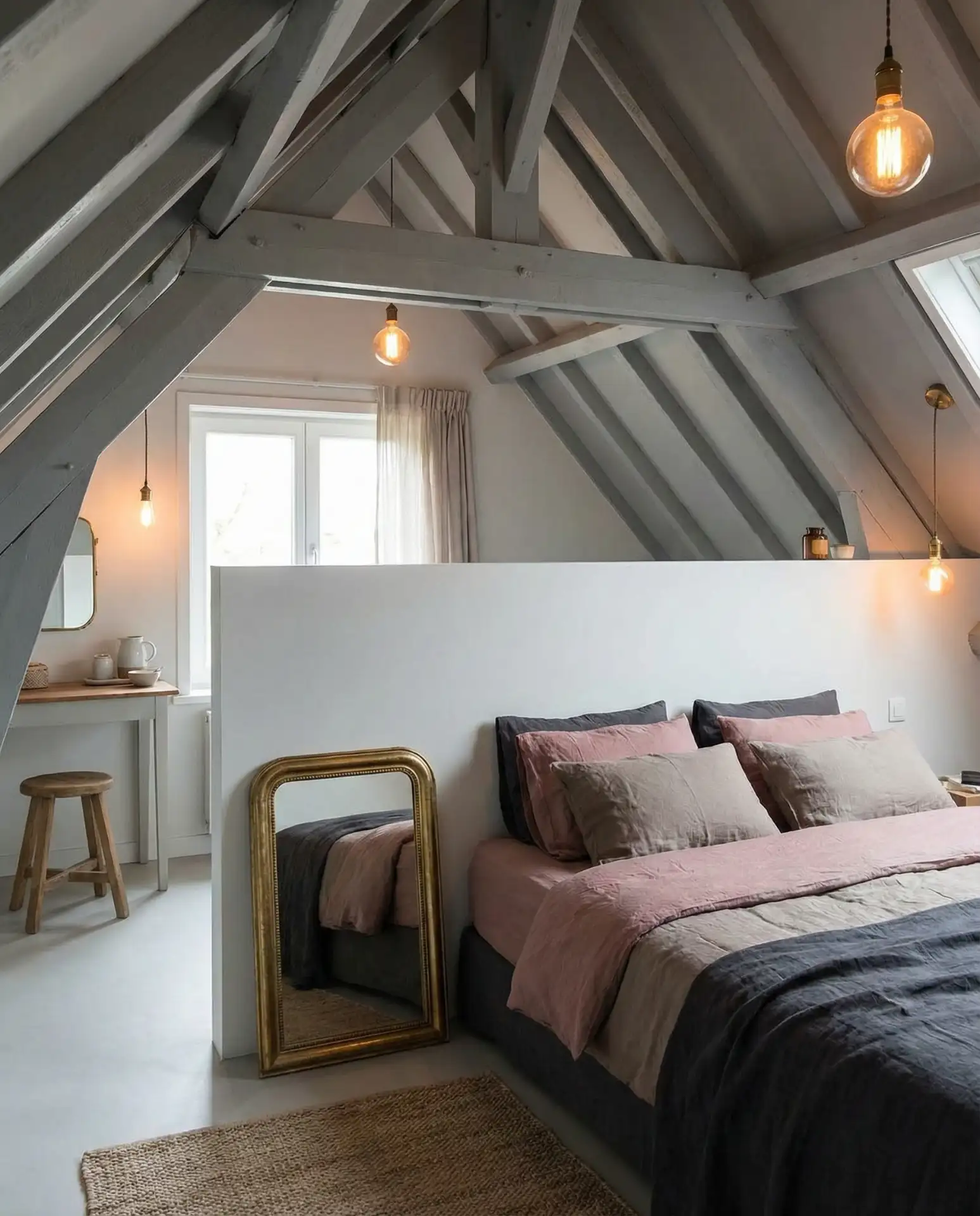 The Half-Wall Divider Bedroom 2