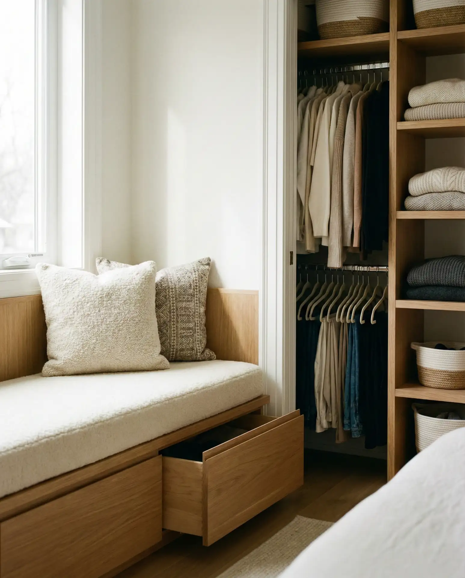 The Minimalist Bedroom with a Single Statement Rug 2