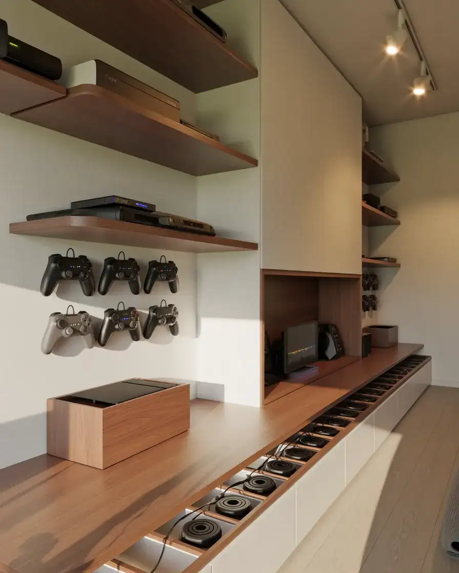 The Organized Gaming Room with Smart Storage 1