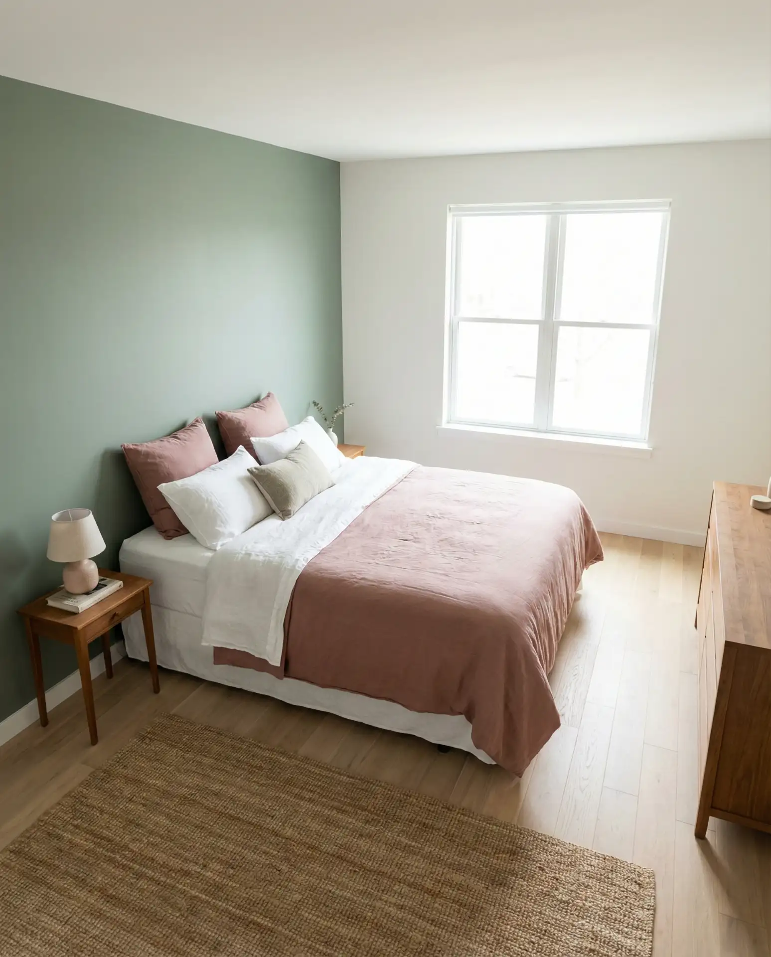 The Queen Bed Diagonal Corner Layout 2