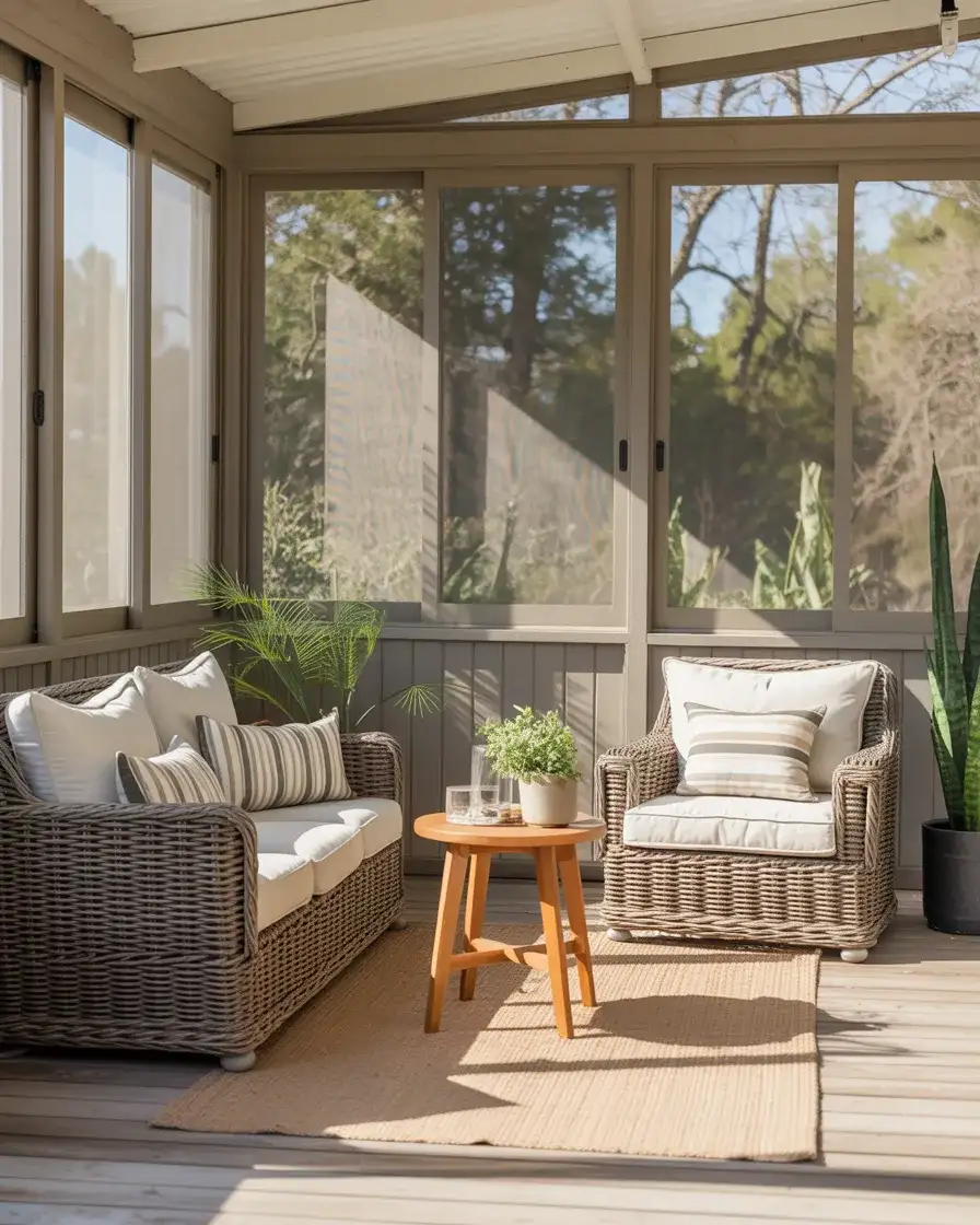 Three Season Rooms with Sliding Screens 1