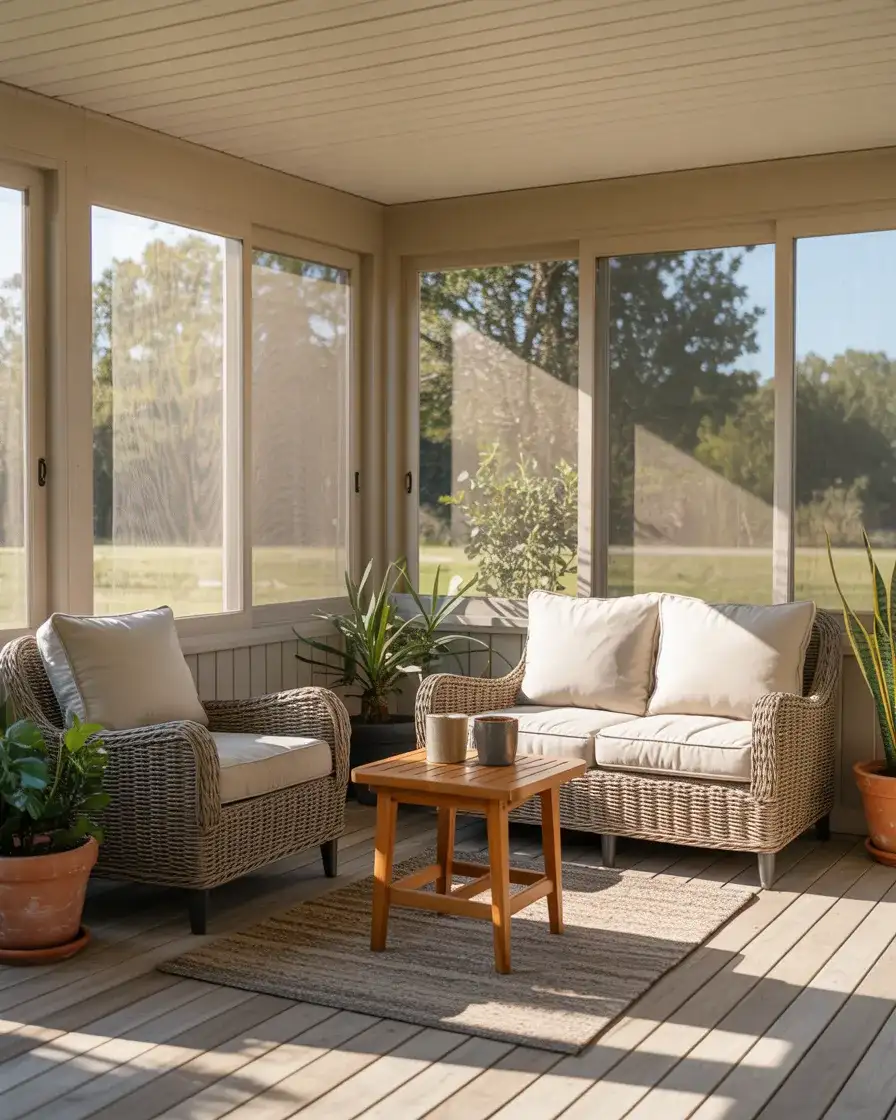 Three Season Rooms with Sliding Screens 2