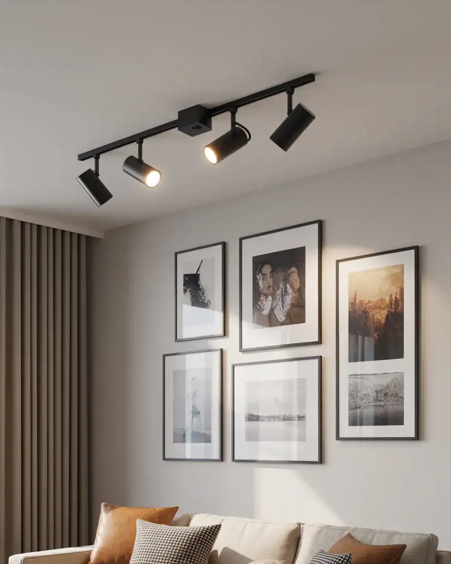 Track Lighting for Gallery Walls 2