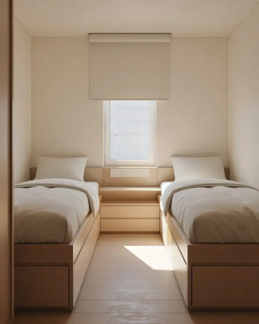 Twin Bedroom Layout Ideas for Small Rooms 1