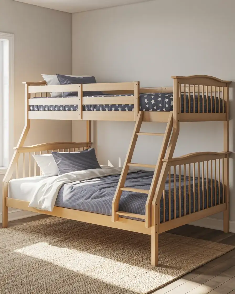 Twin Over Full Bunk Beds for the Age-Gap Sibling Solution 1