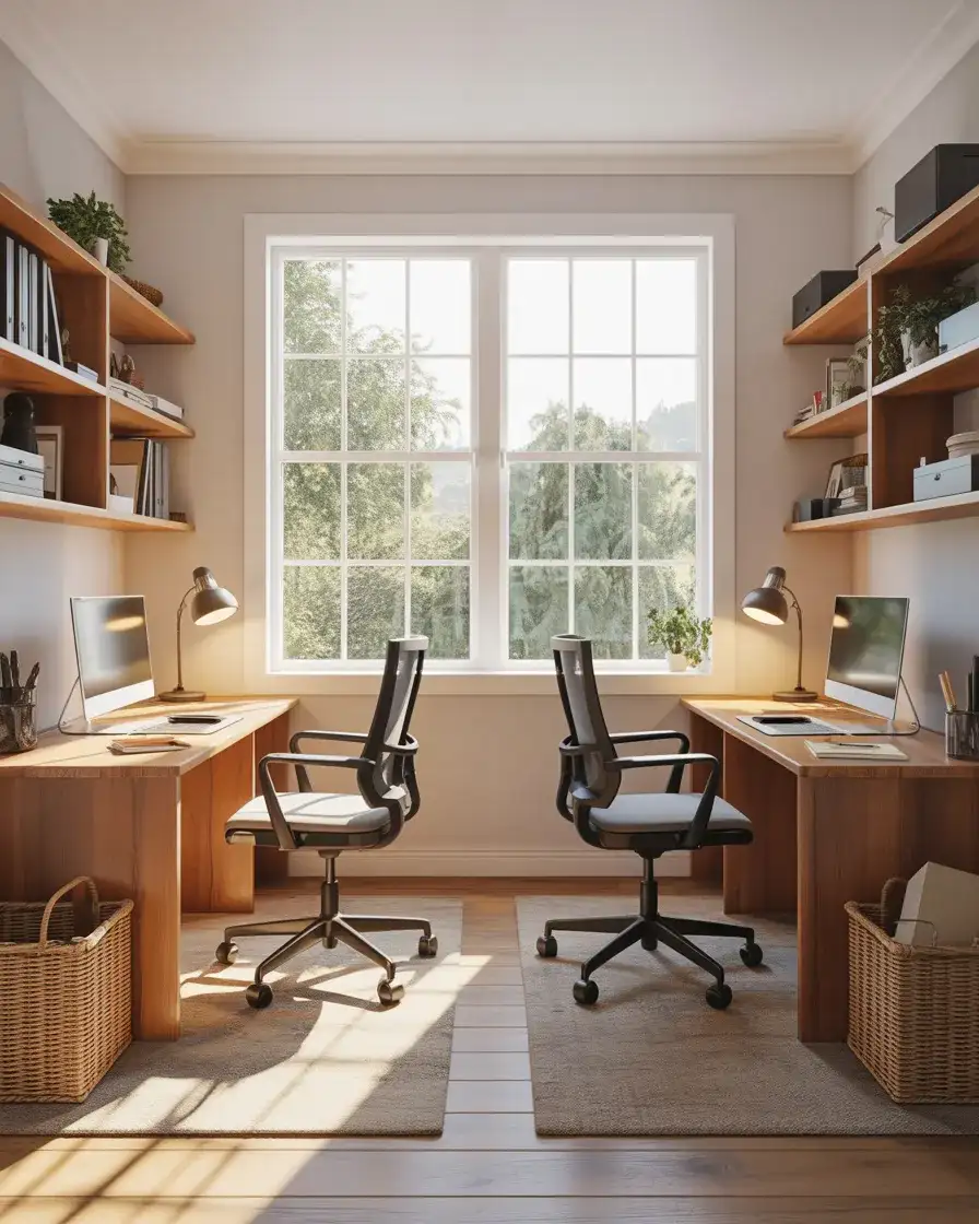 Two-Person Shared Home Office 1