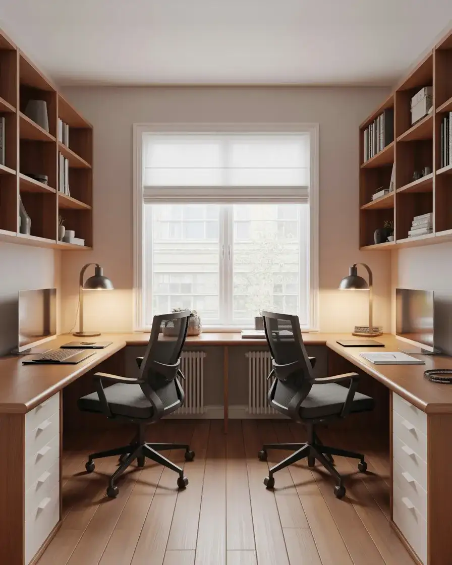 Two-Person Shared Home Office 2
