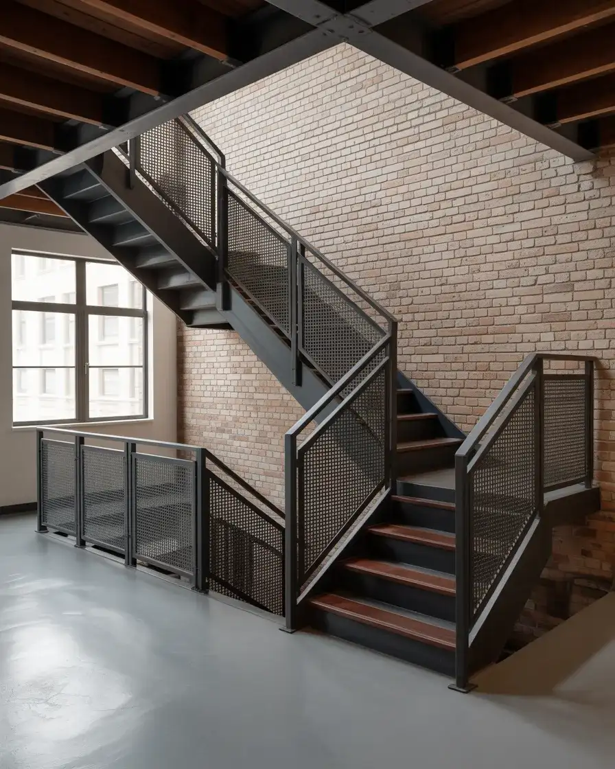 Unique Staircases with Custom Metalwork 2