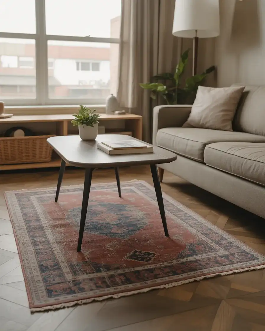 Vintage Rug to Define a Zone 2