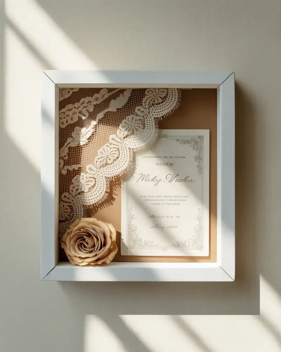 Wedding Dress Keepsake Shadow Box 1