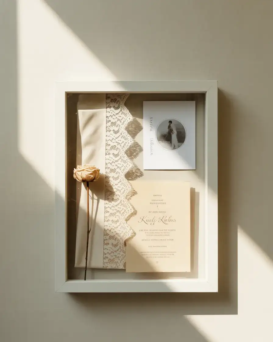 Wedding Dress Keepsake Shadow Box 2