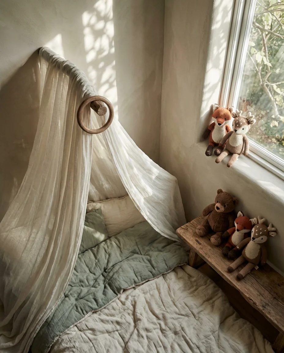 Whimsical Forest Canopy Bed Nook 2