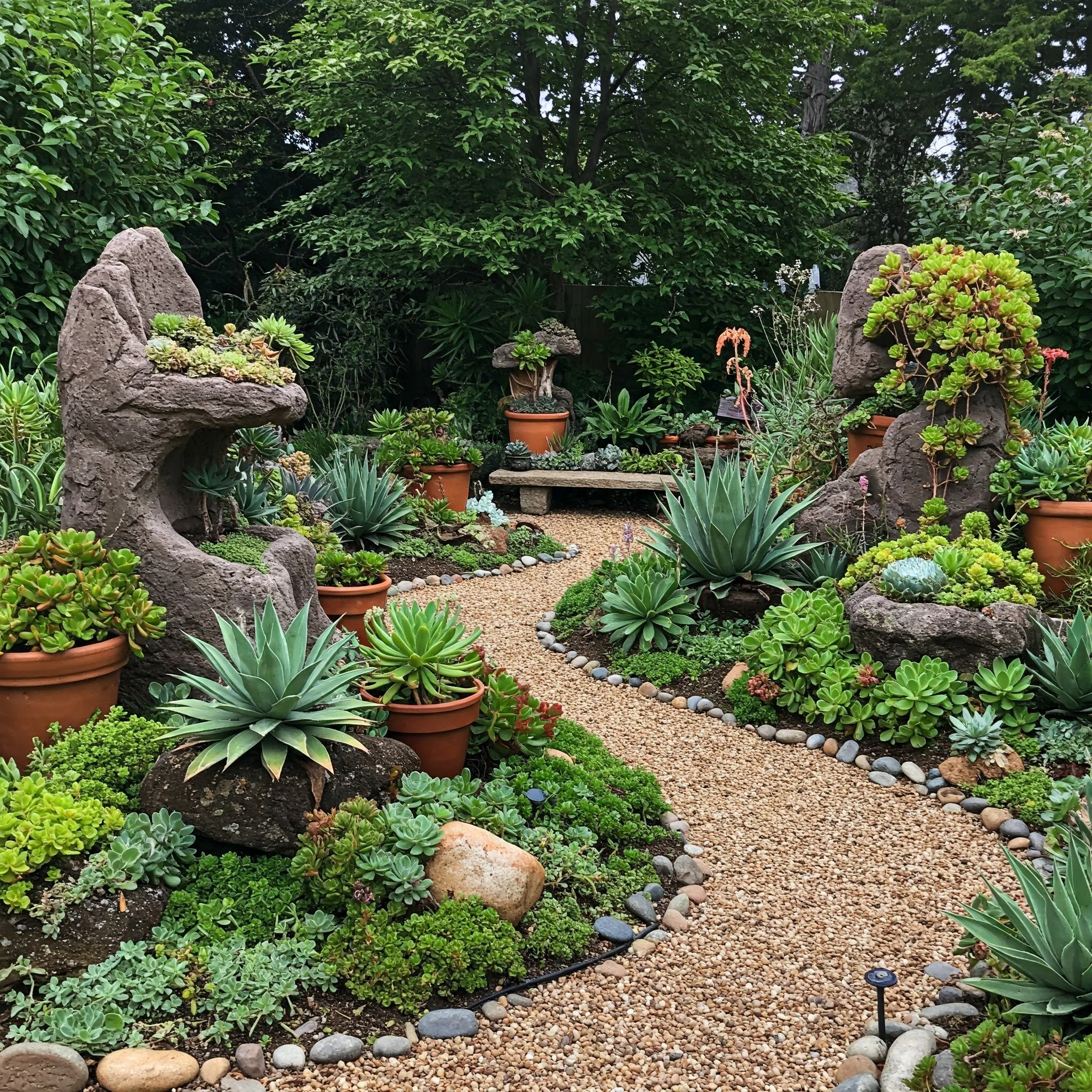 15 Front Yard Succulent Garden Ideas for Style