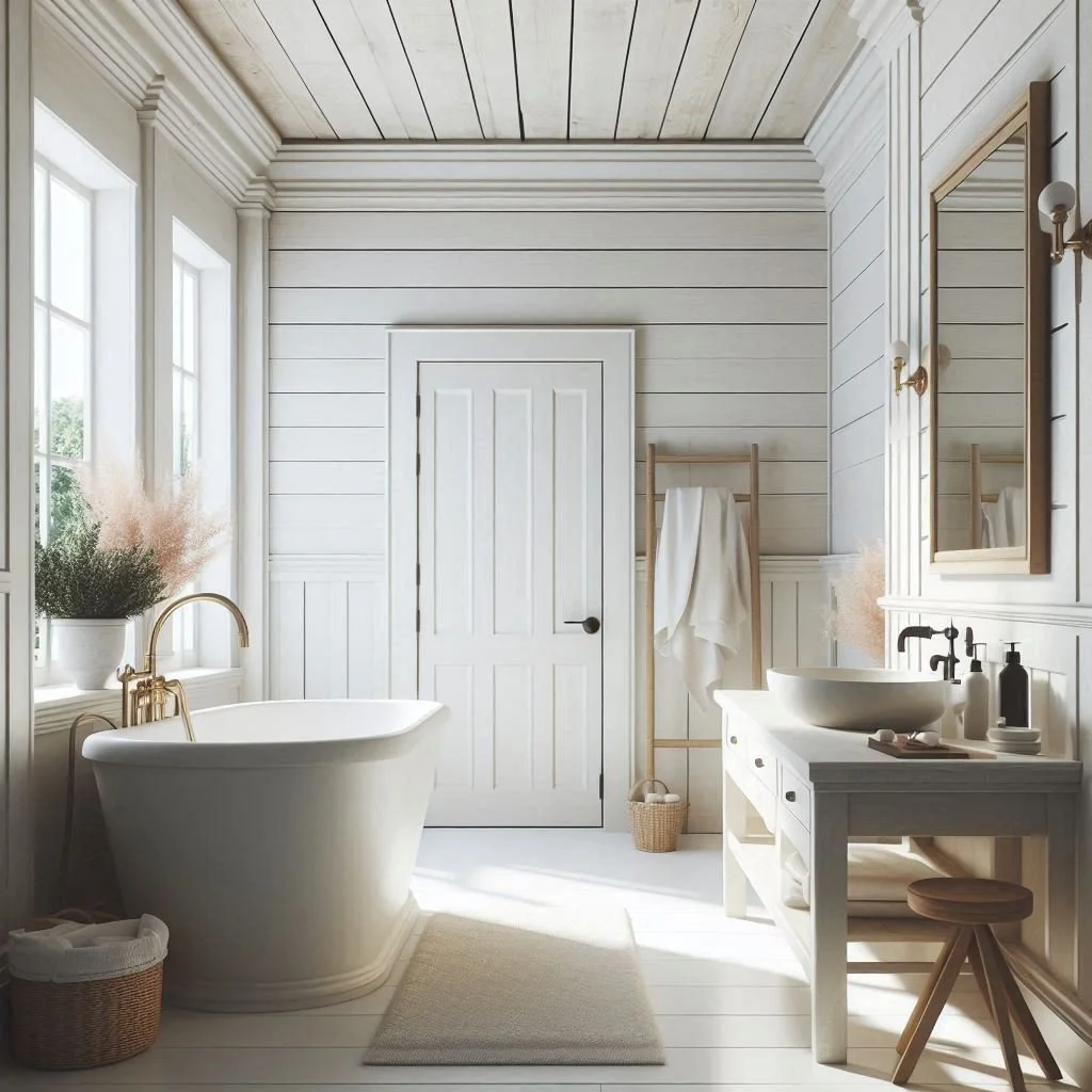 15 White Modern Farmhouse Bathroom Ideas for Timeless Style