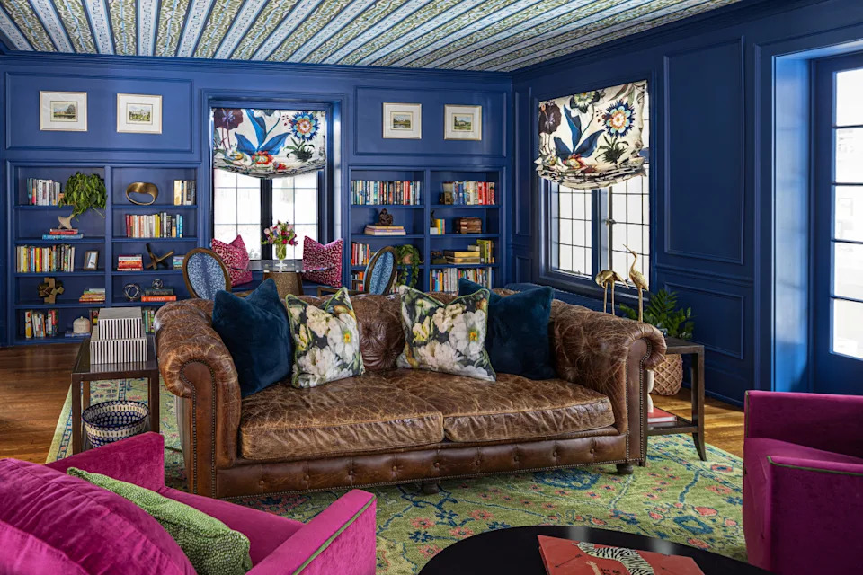 17 Blue Living Rooms So Stunning, You'll Want to Redecorate Tonight