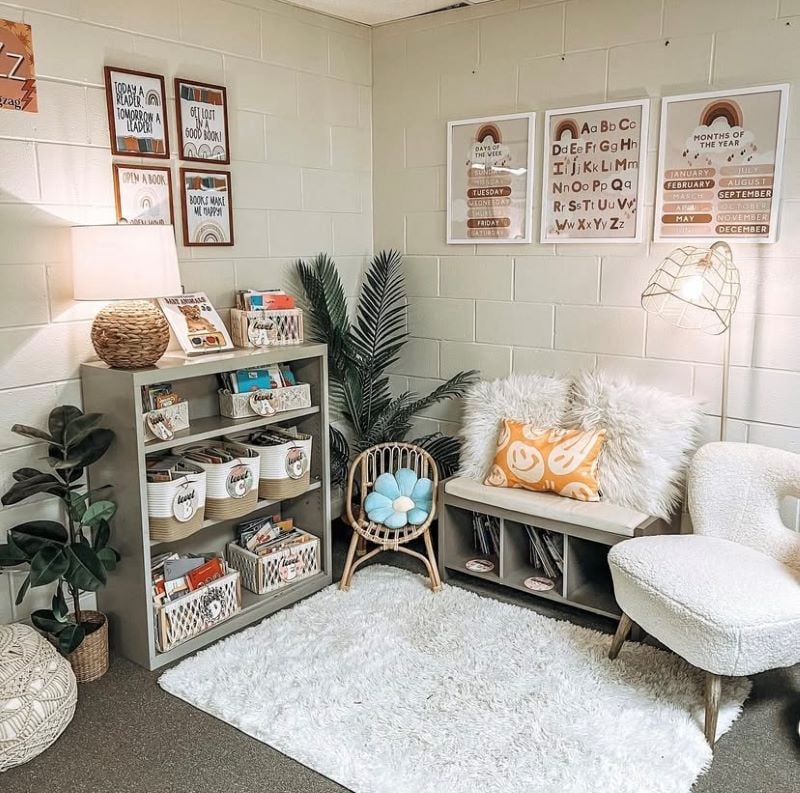 25 Cozy Reading Corner Classroom Ideas for Your Book Nook - Chaylor & Mads