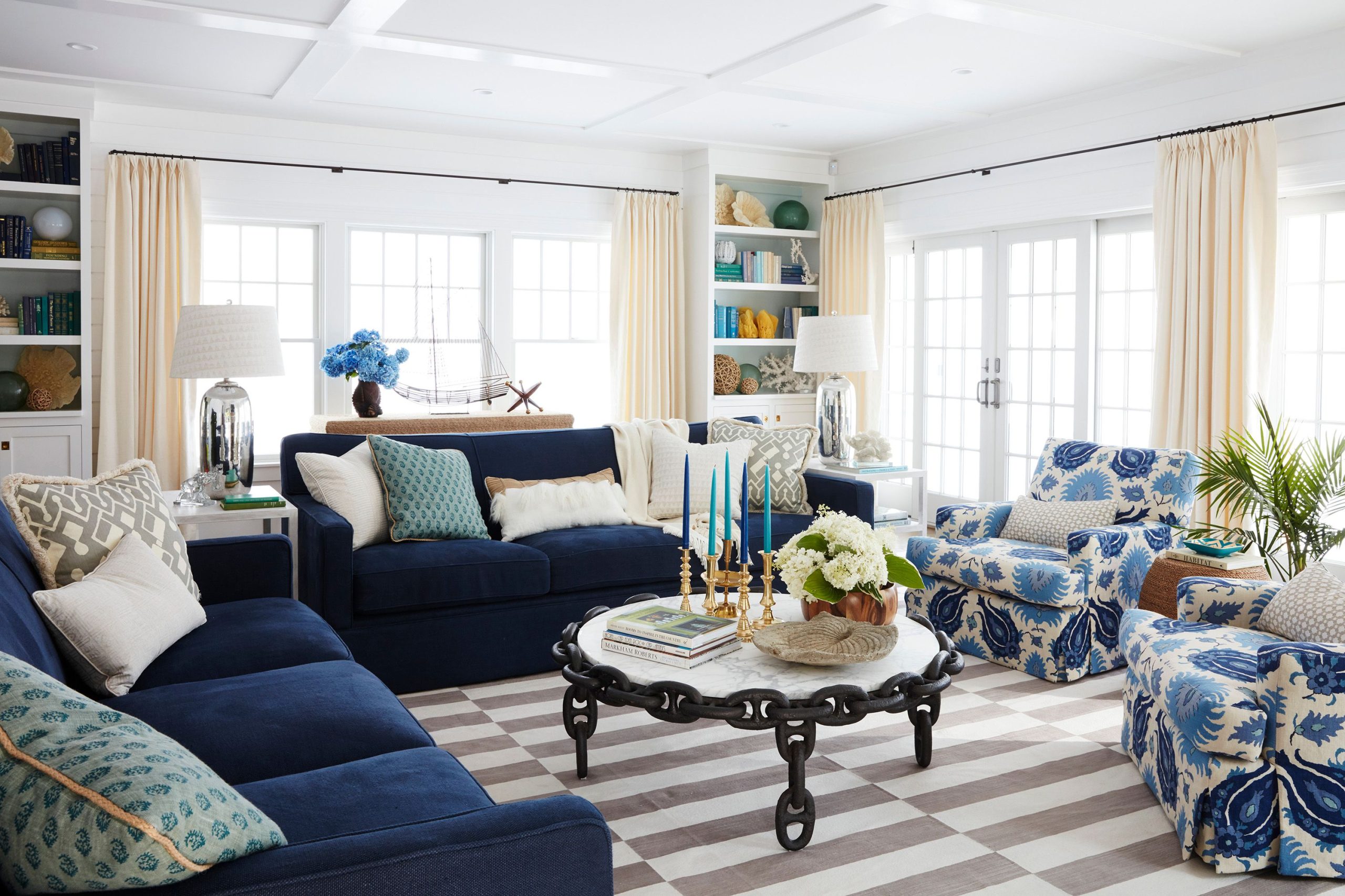25 Stunning Blue Living Room Ideas