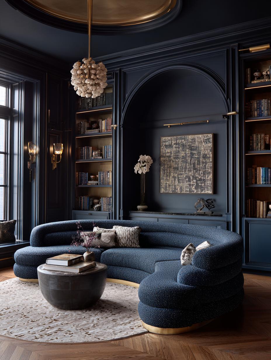 37 Trending Navy Blue Living Room Designs that Quietly Signal Expensive Taste in 2026 – Home Stratosphere