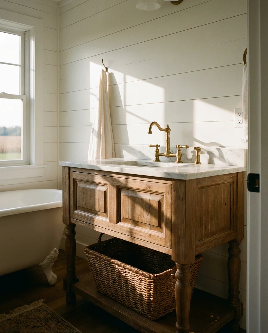 A Vanity That Feels Like a Piece of Furniture 1
