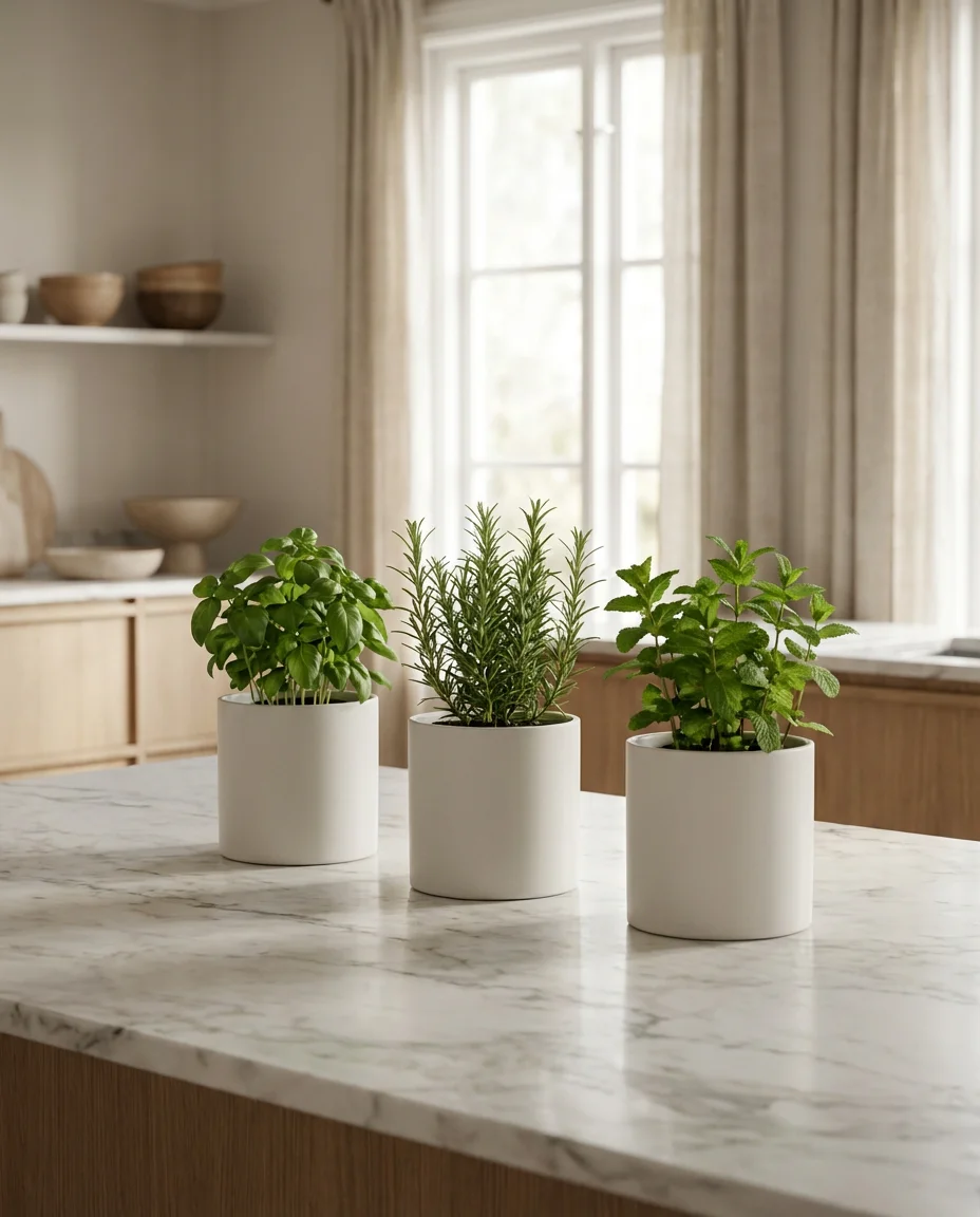 Aesthetic Minimalist Herb Display 1