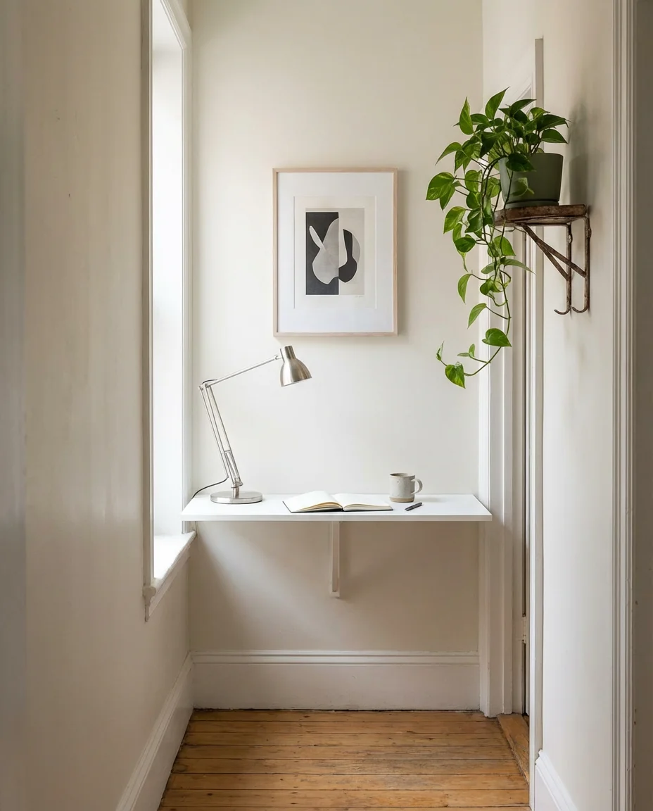 Aesthetic Office Nooks in Small Apartments 2