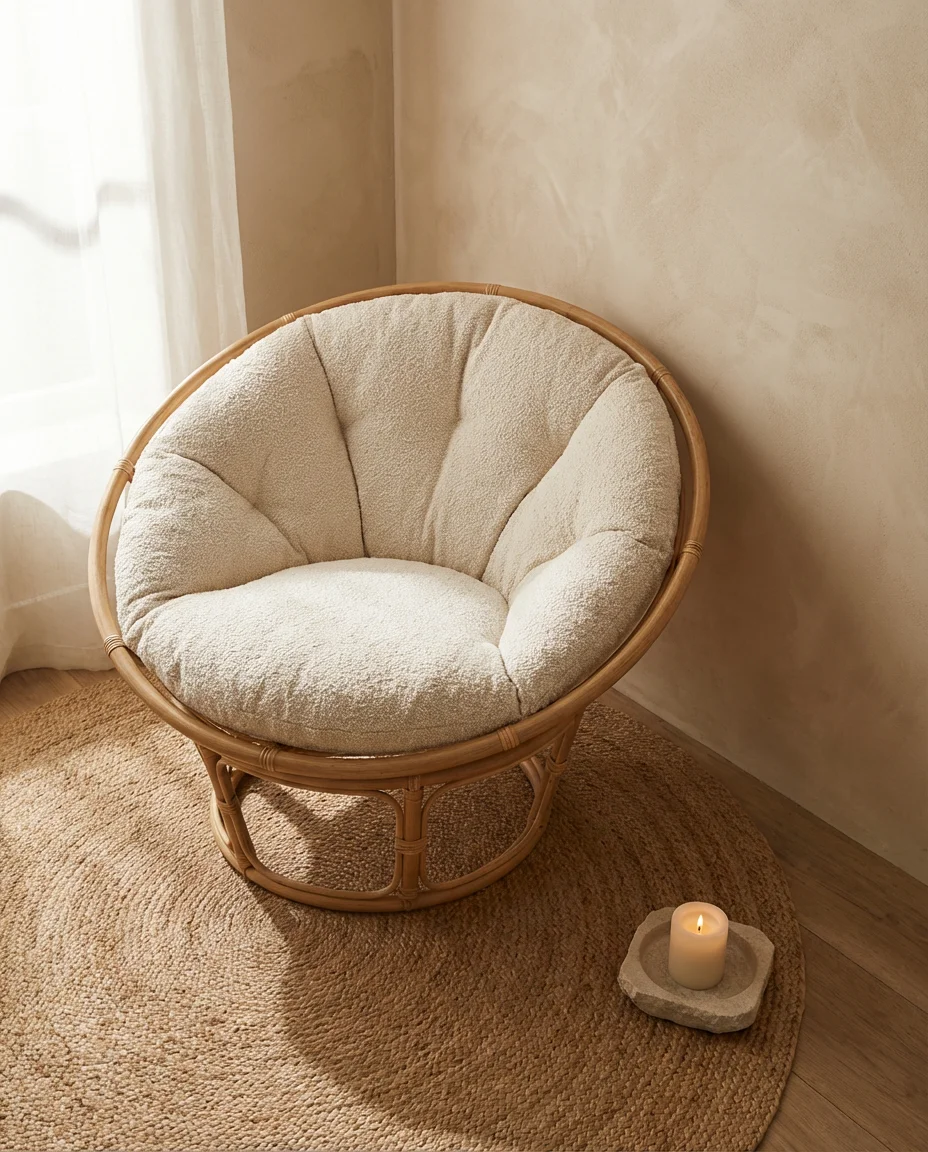Aesthetic Papasan Chair Styling for Instagram-Worthy Rooms 2