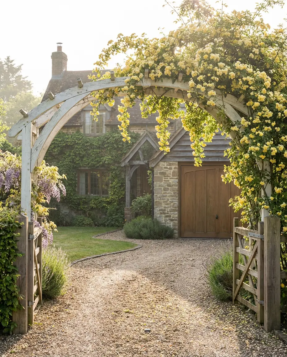 Arbor Over the Garage for Garden Drama 1