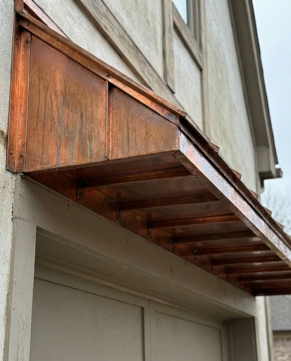 Awning Over the Garage for Shade and Style 2