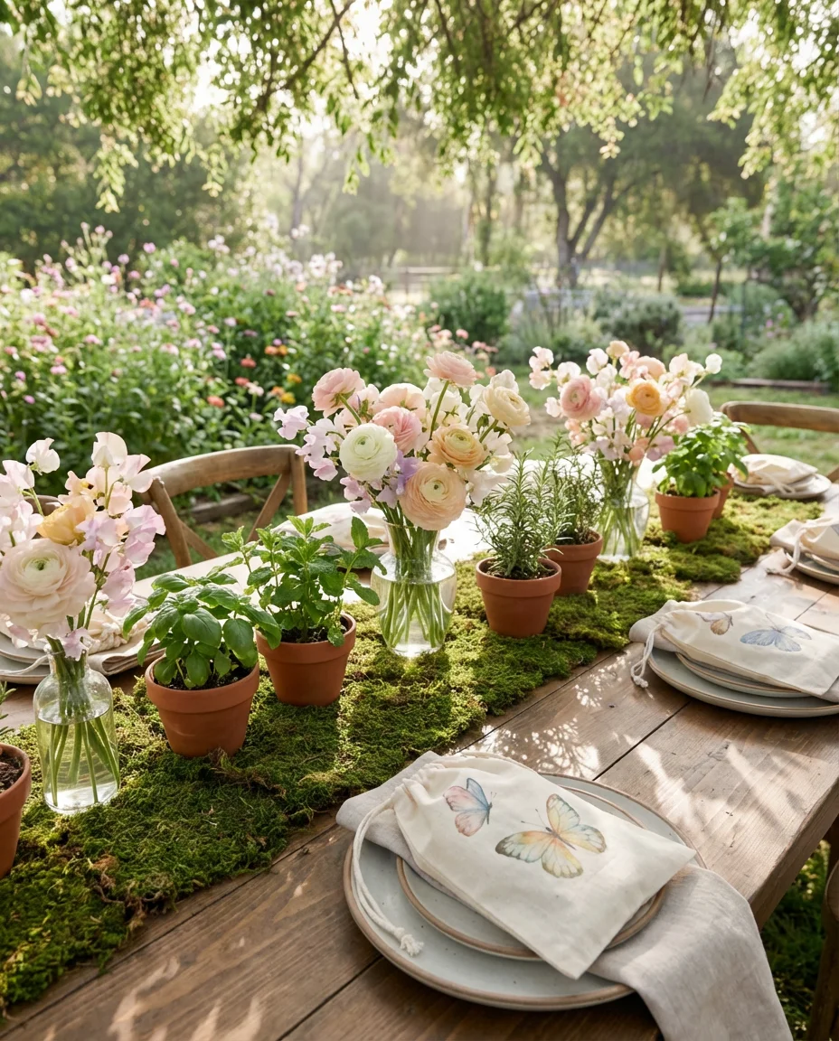 Baby Shower Butterfly Garden Theme 1