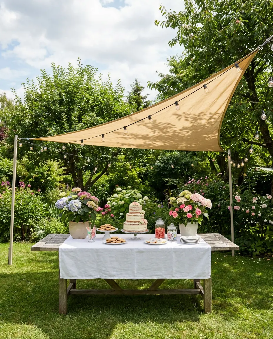 Backyard Birthday Party Decor Setup 2