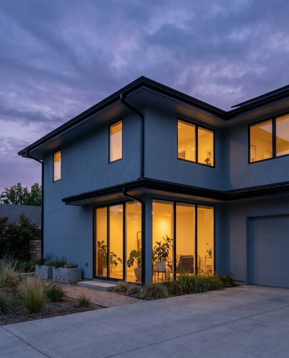 Behr Moody Blue-Gray Contemporary 2