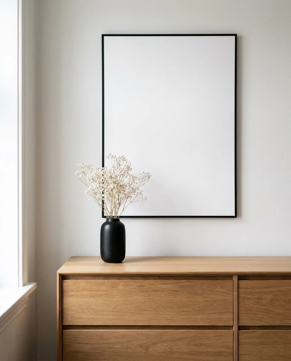 Black and White Art Dresser Moment 1