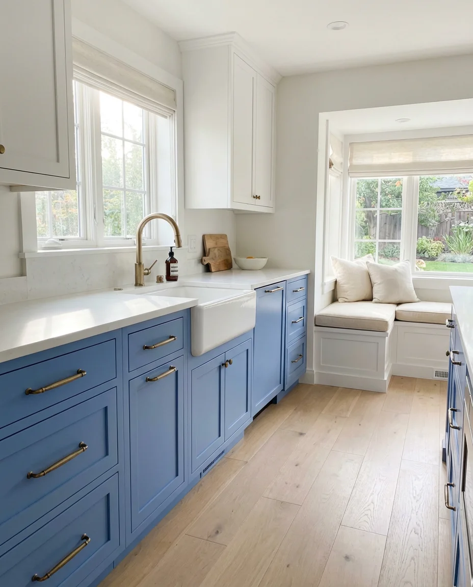 Blue Kitchen That Makes a Statement 1
