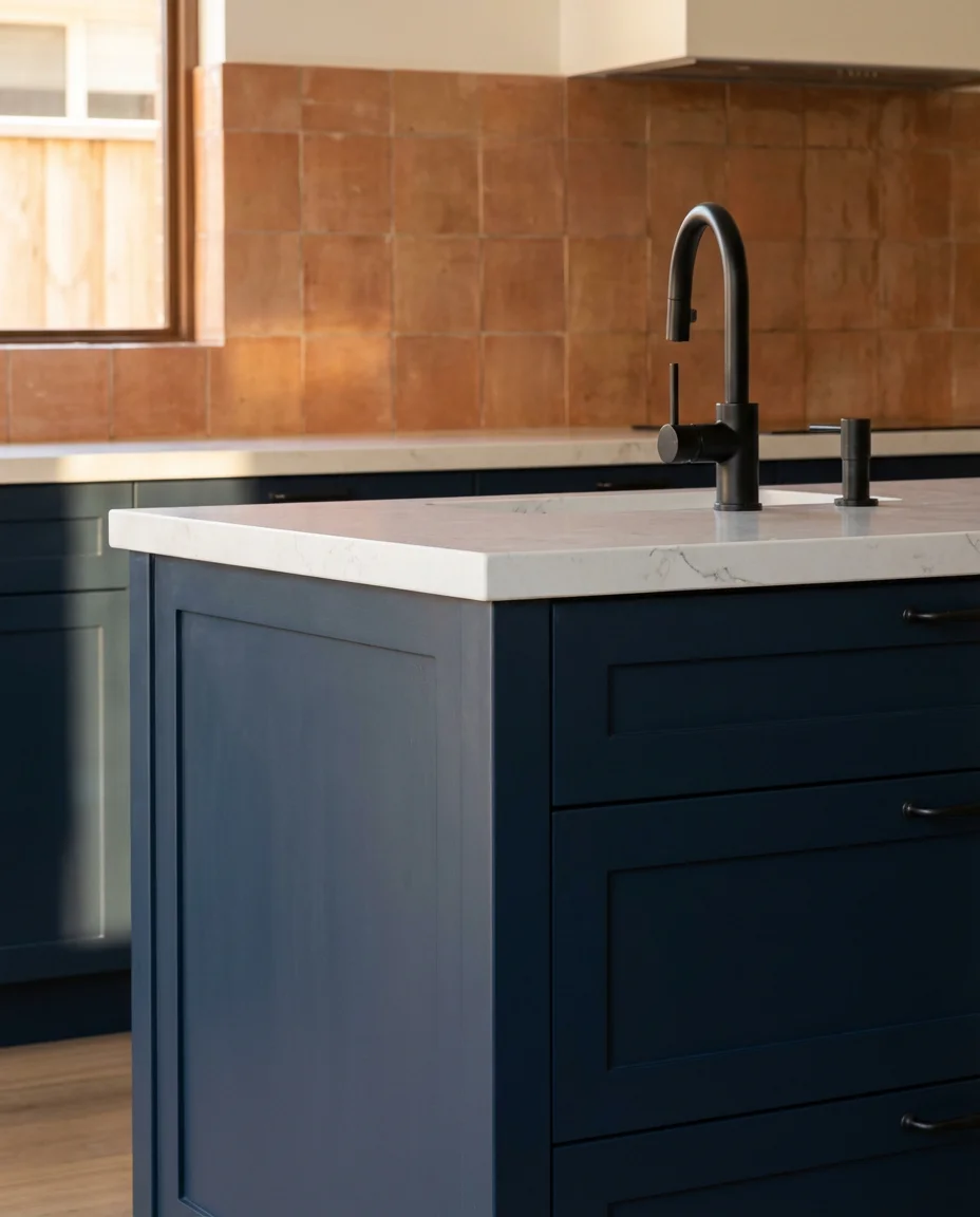 Blue Kitchen That Makes a Statement 2