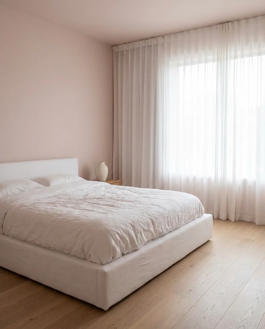 Blush and White Minimalist Retreat 1