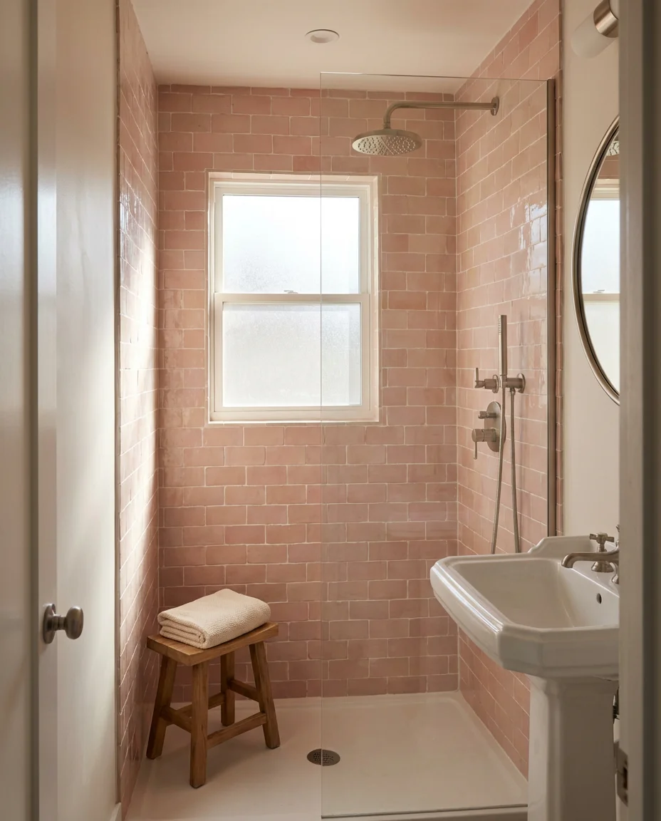 Blush and White Tile Combo 1