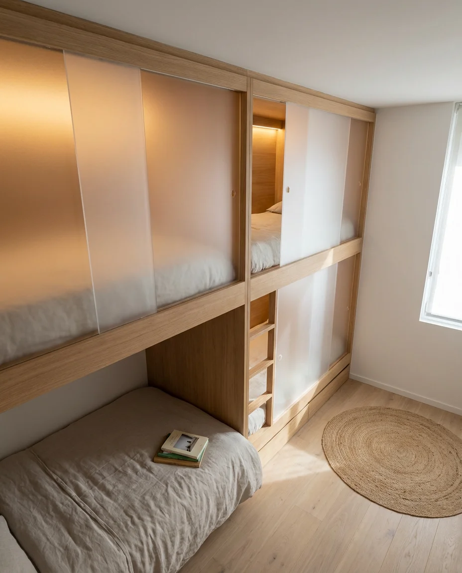 Bunk Bed Privacy Ideas With Curtains and Panels 2