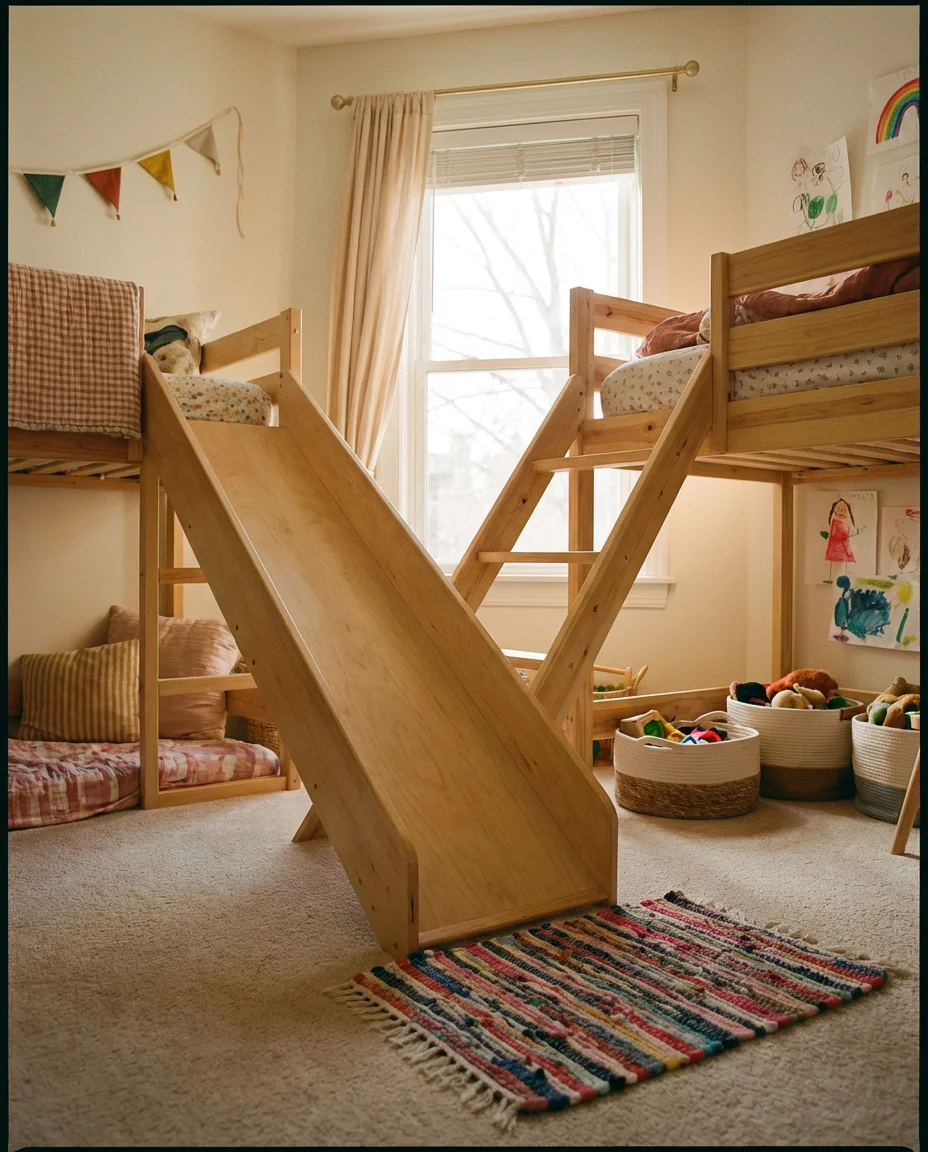 Bunk Beds With Slides for Playful Kids Rooms 2