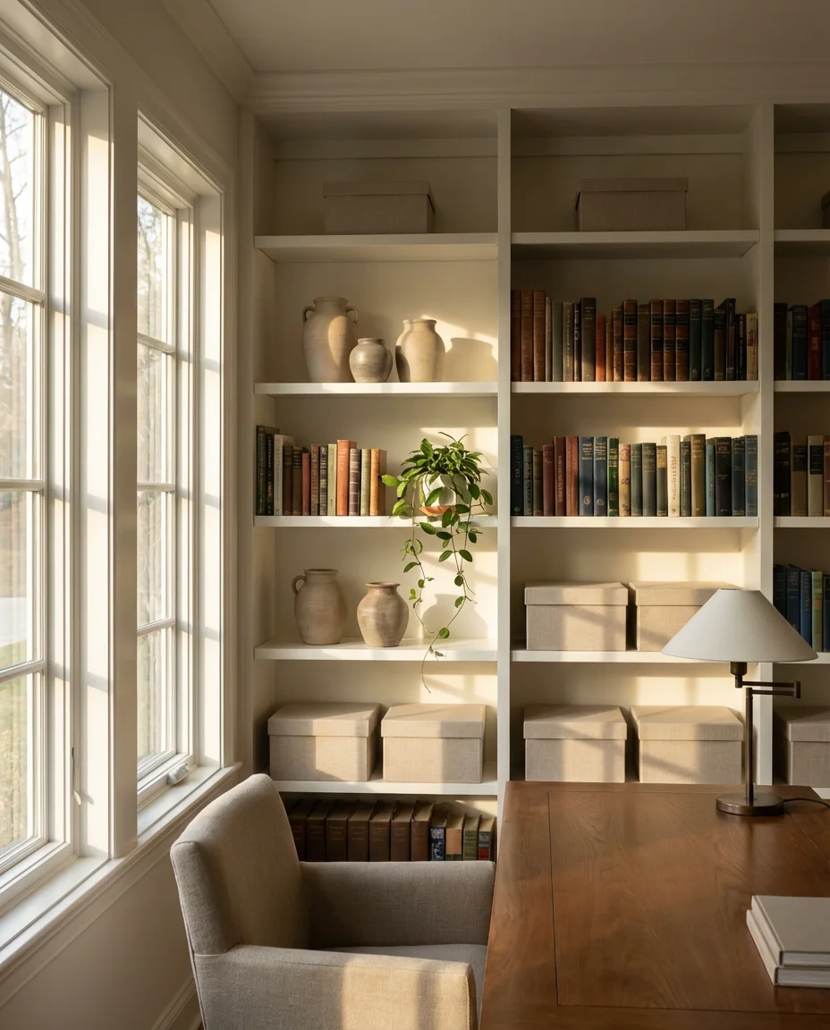 Business-Forward Shelving and Storage Design 1