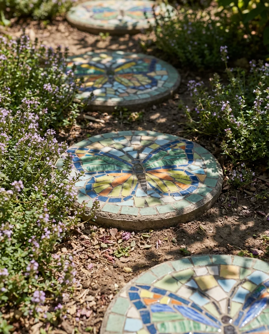 Butterfly Art Installation Garden 2