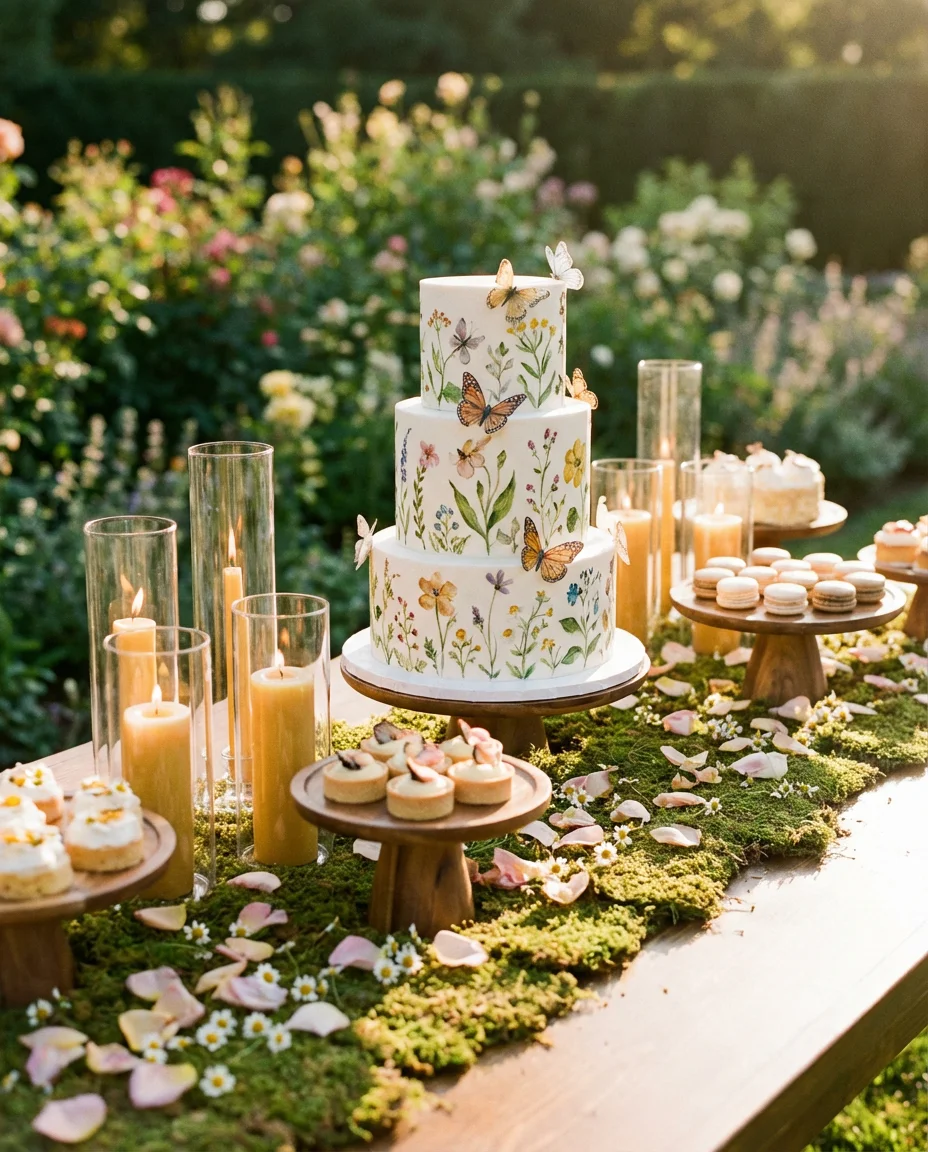 Butterfly Garden Cake Table Design 2