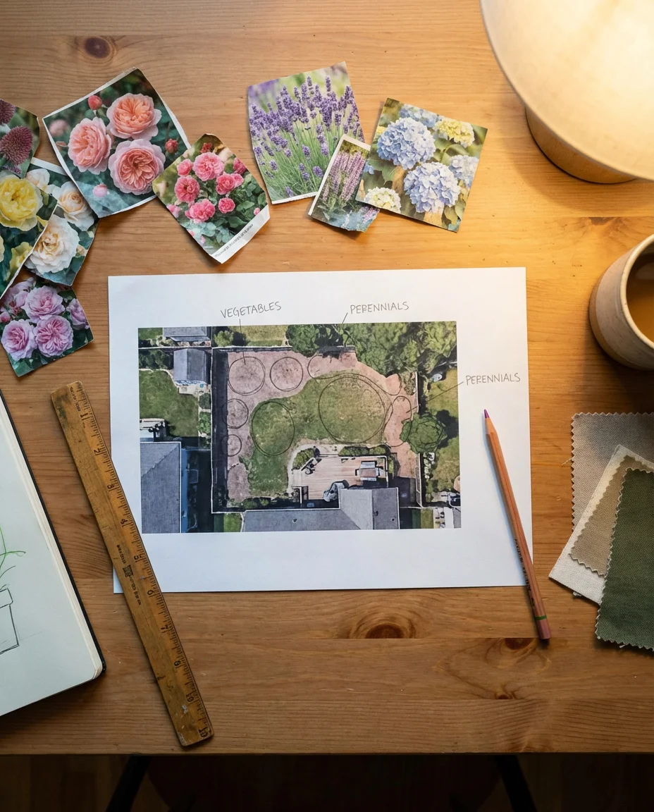 Butterfly Garden Drawing and Planning Wall 2