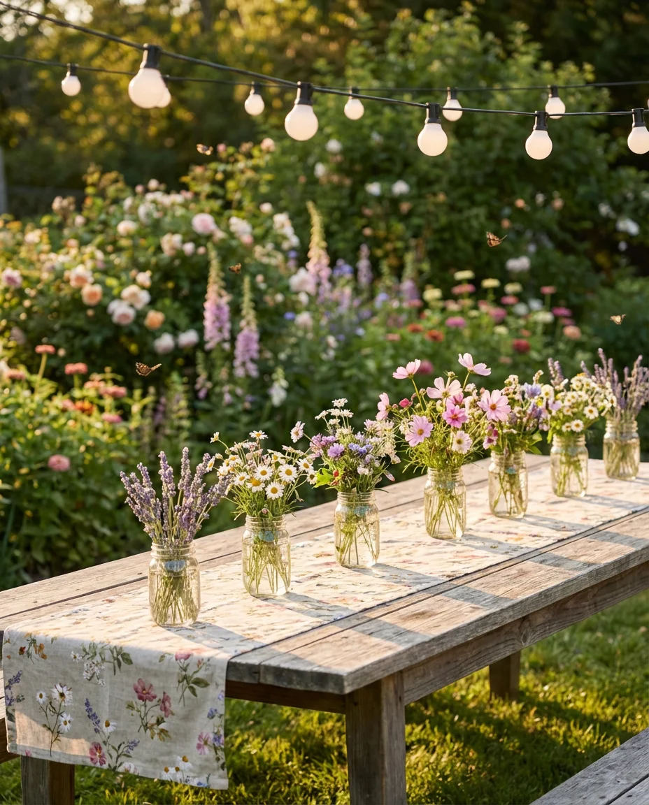 Butterfly Garden Party Setup 1
