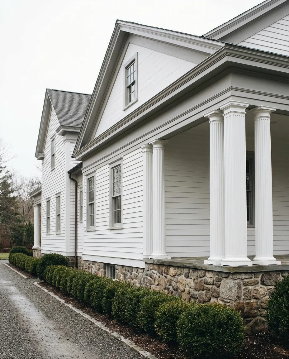 Classic White with Light Gray Trim 2