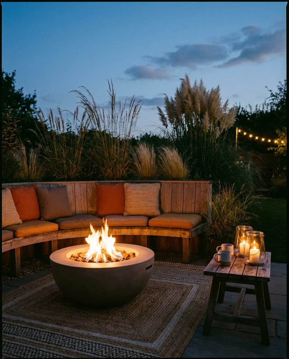 Cozy Fire Pit Gathering Circle 1