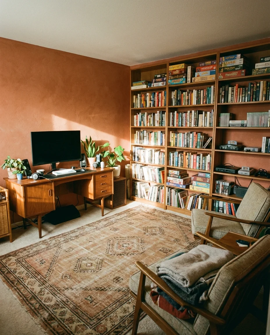 Cozy Reading and Gaming Hybrid Room 2