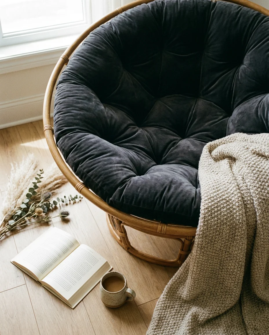 Cushion Styling and Upgrades for Papasan Chairs 2