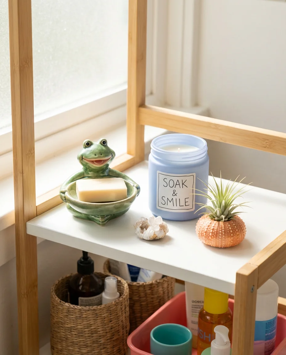 Cute Shelf Decor with Quirky Personality 1